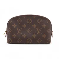 ヴィトン モノグラム ポシェットコスメティック M47515 ブラウン ポーチ RFID反応あり