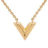 ヴィトン M00857 エセンシャル V OB3272 ネックレス GP ゴールド