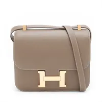 エルメス コンスタンス3 24 ヴォーエプソン エトゥープ ゴールド金具 A:2017年