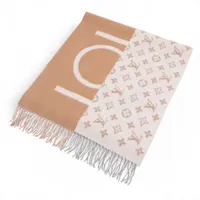 ヴィトン M77119 エシャルプ モノグラムスプリット AB3272 マフラー カシミヤ ベージュ