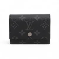 ヴィトン モノグラムエクリプス ヴィクターウォレット M12598 ブラック コンパクトウォレット RFID反応あり