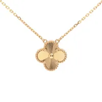 ヴァンクリーフ&アーペル ヴィンテージアルハンブラ ギョーシェ ネックレス 750(YG) 6.7g VCARP4KL00