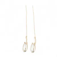 アガット ピアス K10(YG)×SILVER 1.1g