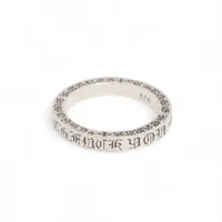 クロムハーツ スペーサ― ファックユー 3mm リング 925 6.3g 19号