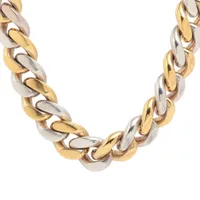 ボッテガヴェネタ ネックレス 925 341.5g シルバー×ゴールド