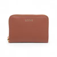 ロエベ ノット レザー コインケース ブラウン