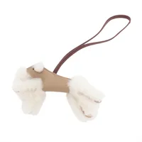 エルメス バディチャーム K:2025年 チャーム アニョーミロ フォックステリア ベージュマルファ×テール