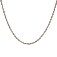 ティファニー ツイストチェーン ネックレス 925×14K 14.4g シルバー×ゴールド