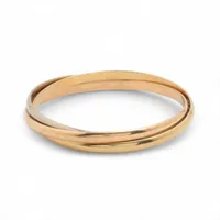 カルティエ トリニティ ブレスレット 750(YG×PG×WG) 60.8g MD刻印有