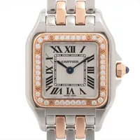 カルティエ パンテール ドゥ カルティエ SM W3PN0006 PG×SS PG×SS QZ シルバー文字盤