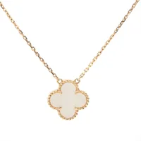 ヴァンクリーフ&アーペル ヴィンテージアルハンブラ シェル ネックレス 750(YG) 5.1g