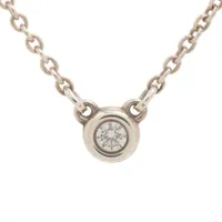 ティファニー バイザヤード 1P ネックレス 925×ダイヤ 1.5g シルバー