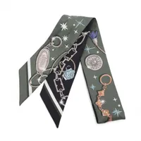 エルメス ツイリー C'EST LA FETE セラフェット スカーフ シルク グリーン×ブラック