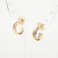 カルティエ トリニティ ピアス 750(YG×PG×WG) 4.3g