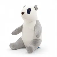 エルメス パンダ エミール ぬいぐるみ コットン ブラック×ホワイト