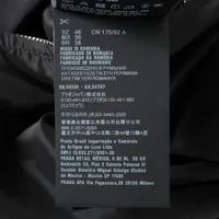 Prada Triangle logo 23 years Polyester Jacket 46 Men's Black