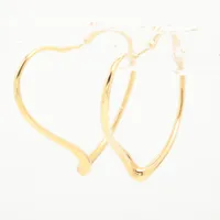 ティファニー オープンハート ピアス 750(YG) 14.5g