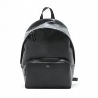 トッズ レザーxナイロン バックパック/リュック ブラック