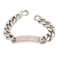 ヴィトン M00855 チェーンブレスレット モノグラム DI0275 ブレスレット GP シルバー