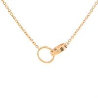 カルティエ ベビーラブ ネックレス 750(PG) 6.9g