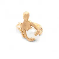 カレライカレラ パール ダイヤ リング 750(YG) 7.5g