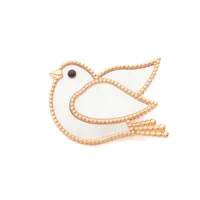 ヴァンクリーフ&アーペル ラッキーアニマルズ シェル オニキス ブローチ 750(PG) 11.9g