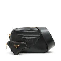 プラダ レザー ショルダーバッグ ブラック 1BH195