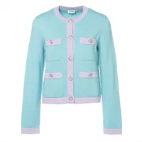 シャネル ココボタン 24年 カシミヤ カーディガン 36 レディース