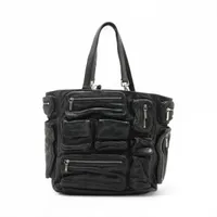 ジルサンダー エディターズバッグ レザー トートバッグ ブラック