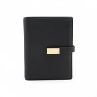 ヴァレクストラ レザー コンパクトウォレット ブラック