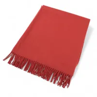 エルメス ロゴ ストール カシミヤ レッド