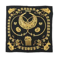 Hermès Carré 90 LES CAVALIERS D'OR The Golden Knight Scarf Silk