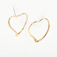 ティファニー オープンハート ピアス 750(YG) 8.7g