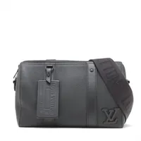 ヴィトン LVアエログラム シティ キーポル M59255 ブラック RFID反応あり