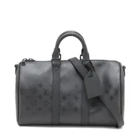 ヴィトン モノグラム ミッドナイト キーポル バンドリエール35 M28370 ブラック RFID反応あり