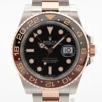 ロレックス GMTマスターⅡ 126711CHNR PG×SS PG×SS AT ブラック文字盤 オイスターブレスレット