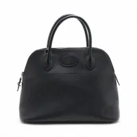 エルメス ボリード31 ヴォーエプソン ブラック シルバー金具 □J:2006年
