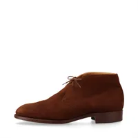 チャーチ スエード チャッカブーツ 75F メンズ ブラウン カスタムグレード リフト補修あり インソールに剥がれとシミあり