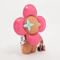 Louis Vuitton GI1115 Vivienne Rabbit Figurine Wood x leather Pink