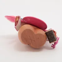 Louis Vuitton GI1115 Vivienne Rabbit Figurine Wood x leather Pink