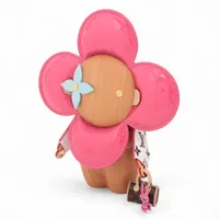 Louis Vuitton GI1115 Vivienne Rabbit Figurine Wood x leather Pink