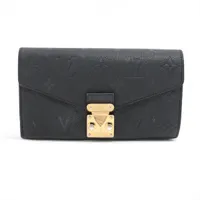 ヴィトン アンプラント ポルトフォイユメティス M62458 ブラック ロングウォレット