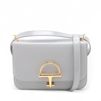 グッチ シエナ レザー ショルダーバッグ グレー 846705