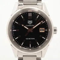 タグホイヤー カレラ WBG1311 SS SS QZ ブラック文字盤 あまりごま1