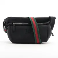 グッチ シェリーライン ナイロン ボディバッグ ブラック 353409