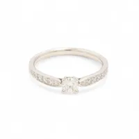 ティファニー ハーモニー ハーフサークル ダイヤ リング Pt950 3.1g D0.25 G VVS2 3EX NONE