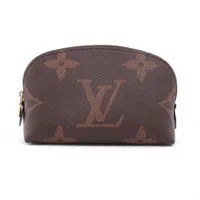 ヴィトン ジャイアントモノグラムリバース ポシェットコスメティックPM M11249 ブラウン ポーチ RFID反応あり