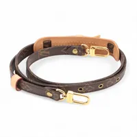 ヴィトン ショルダーストラップ PVC×レザー ブラウン