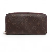 ヴィトン モノグラム ジッピーウォレット M41895 フューシャ ラウンドジップウォレット