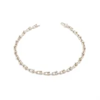 ティファニー ハードウェア マイクロリンク ブレスレット 925 7.4g シルバー